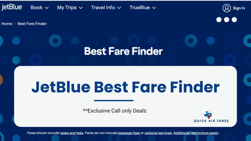 jetblue best fare finder